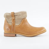 Womens Timberland Savin Hill A14HY Medium Light Brown Leather Ankle Casual Boots