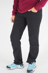 Womens Jack Wolfskin Activate Zip 1500692 Black Warm Windproof Hiking Trousers