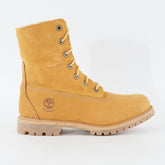 Womens Timberland Authentic Teddy Fleece 8329R Wheat Leather Lace Casual Boots