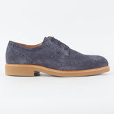 Mens Hackett London Chino Brogue HMS20801 595 Navy Suede Lace Up Formal Shoes