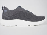 Mens Timberland Flyroam FlexiKnit Oxford A1ZUY Med Grey Textile Lace Up Trainers
