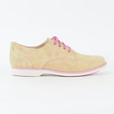 Womens Timberland EK Millway Ox 8817A Tan Leather Lace Up Low Top Casual Shoes