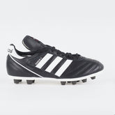 Mens Adidas Kaiser 5 Leather Moulded Studs Black White Football Boots