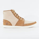 Mens Timberland EK Newmark 6722R Light Brown Canvas Leather Lace Casual Boots