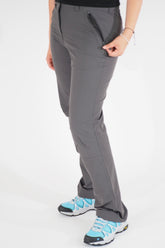 Womens Jack Wolfskin Basic 5008201 Dark Steel Windproof Stretch Hiking Trousers