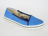 Womens Timberland EK Casco Bay 8829A Blue Leather Slip On Trainers