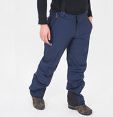 Mens Jack Wolfskin Nucleon XT 1502581 Night Blue High Waist Outdoor Trousers