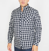 Mens The Original Ben Sherman MB1512M Long Sleeve Black Check Regular Fit Shirt
