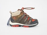 Boys Timberland Zip Trail GTX 8888R Dark Brown Leather Lace Up Kids Hiking Boots