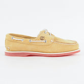 Mens Timberland Classic 2 Eyed 6507A Light Brown Lace Up Casual Boat Shoes