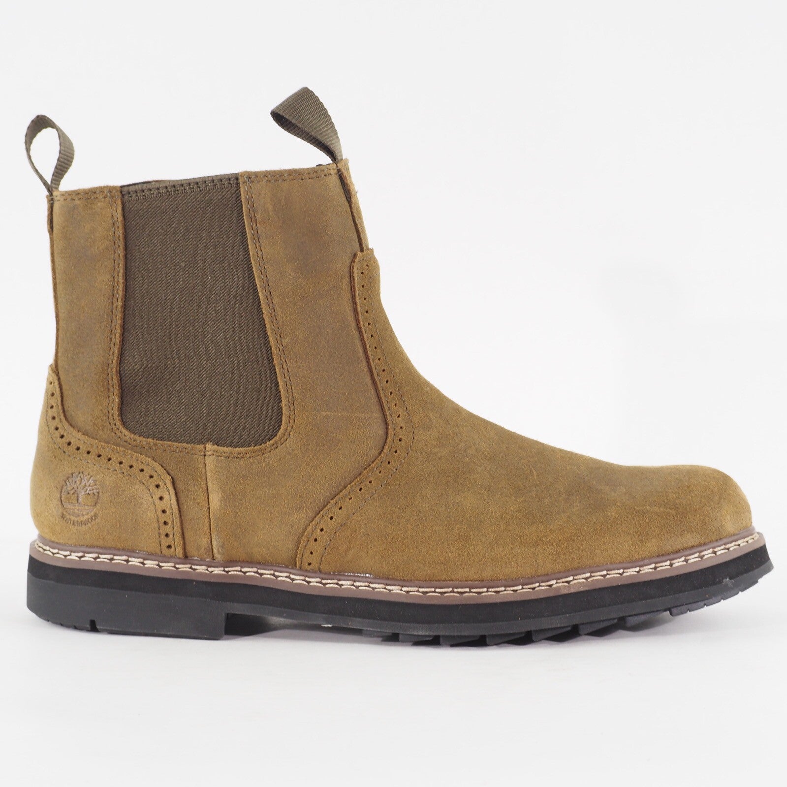 Mens Timberland Squall Canyon A297W Olive Leather Waterproof Zip