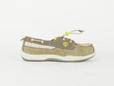 Youths Timberland Classic 2 Eye Boat 2373A Brown Leather Slip On Casual Shoes