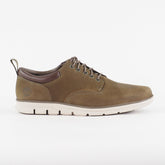Mens Timberland Broadstreet OX Nubuck A2E86 Olive Leather Lace Up Walking Shoes