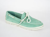 Womens Timberland EK Casco Bay 3951R Aqua Suede Slip On Boat Shoes