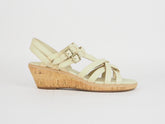 Womens Timberland Earthkeepers 8155R Beige Leather Summer Wedge Sandals