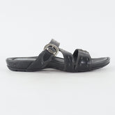 Womens Timberland Pleasant Bay Slide 25636 Black Leather Buckle Casual Sandals