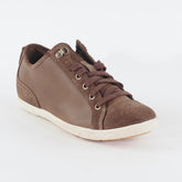 Womens Timberland Ekbalro Ox 3723R Dark Brown Leather Lace Low Top Casual Shoes