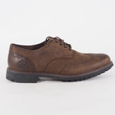 Mens Timberland Stormbuck Brogue Oxford A1499 Brown Leather Lace Up Formal Shoes