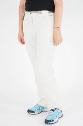 Womens Jack Wolfskin Safari 1503171 White Sand Windproof Stretch Hiking Trousers