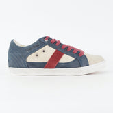 Womens Timberland EK Glastenbury Ox 8665A Navy Blue Leather Lace Up Casual Shoes