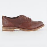 Womens Timberland EK Savin Hill Oxford 8557A Dark Brown Lace Up Low Formal Shoes