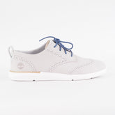 Womens Timberland Bradenton Oxford A25VA Light Grey Nubuck Leather Casual Shoes