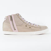 Womens Timberland EK Glastenbury Chukka 8438A Beige Leather Zip Up Casual Boots