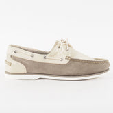 Womens Timberland Magby Light 8147A Beige Leather Lace Up Casual Boat Shoes