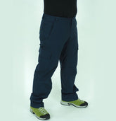 Mens Jack Wolfskin North Evo 1502033 Night Blue Regular Fit Hiking Trousers