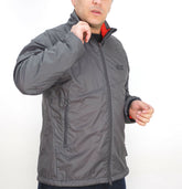 Mens Jack Wolfskin Alphatec 1201691 Zip Up Grey Breathable Alpine Treck Jacket