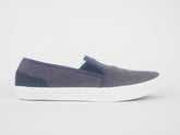 Mens Timberland EK Hookset Camp A1217 Navy Leather Canvas Slip On Trainers