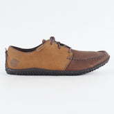 Mens Timberland City Endur Ox 66131 Medium Brown Leather Lace Up Casual Shoes