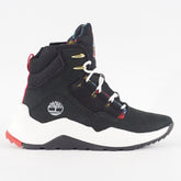 Womens Timberland Madbury A2PUW Black Nubuck Leather Zip Up Casual Sneaker Boots