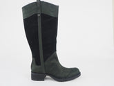 Womens Timberland Chas St 21669 Black Leather Pull On Tall Boots