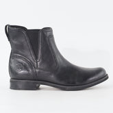 Womens Timberland EK Savin Hill 8669A Black Leather Pull On Casual Chelsea Boots