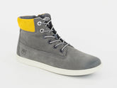Timberland Groveton 6 Inch Lace A19MX Grey Leather Lace Zip Side Chukka Boots