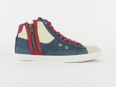 Womens Timberland Earthkeeper Glastenbury Leather 8666A Blue Zip Hi Trainers
