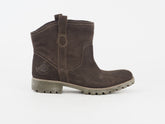 Womens Timberland Earthkeepers 3267R Dark Brown Leather Casual Pull On Boots