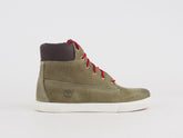 Boys Timberland 6 In Earthkeepers 1873A Taupe Leather Casual Shoes Chukka Boots