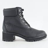 Womens Timberland Kinsley 6 Inch A436T Black Leather Waterproof Casual Boots