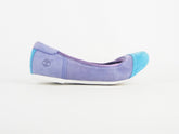 Womens Timberland Ellsworth Toe Cap Ballerina Blue Purple Leather Ladies Shoes