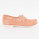 Womens Timberland Classic A1P37 Medium Pink Leather Casual Lace Up Boat Shoes