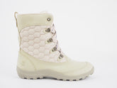 Womens Timberland EK Mount Hope 8513A Cream Leather Textile Waterproof Boots