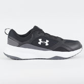 Mens Under Armour Charged Edge Black Mesh Walking Lace Up Sports Trainers