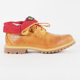 Womens Timberland Roll Top A242S Wheat Leather Lace Waterproof Walking Boots