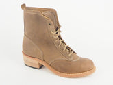 Womens Timberland Boot Company Lucille Coulter 8650A Brown Leather Lace Up Boots