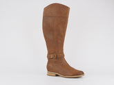 Womens Timberland Rangeley 3555R Bown Leather Zip Up Casual Winter Tall Boots