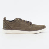 Mens Timberland Hallfax Bay Ox A17K7 Dark Green Leather Laced Low Casual Shoes