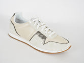 Womens Timberland Retro Runner A1G5J Beige Leather Lace Up Casual Low Trainers - London Top Style