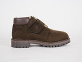 Boys Timberland H&L Chukka 12712 Brown Leather Strap Winter Waterproof Boots